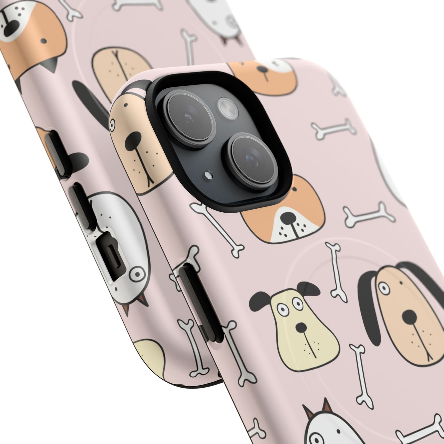 Cute Dog iPhone Case, Tough Magnetic Cases for Pet Lovers, Dog-Themed Accessories, Gift for Dog Owners, Unique iPhone Cover