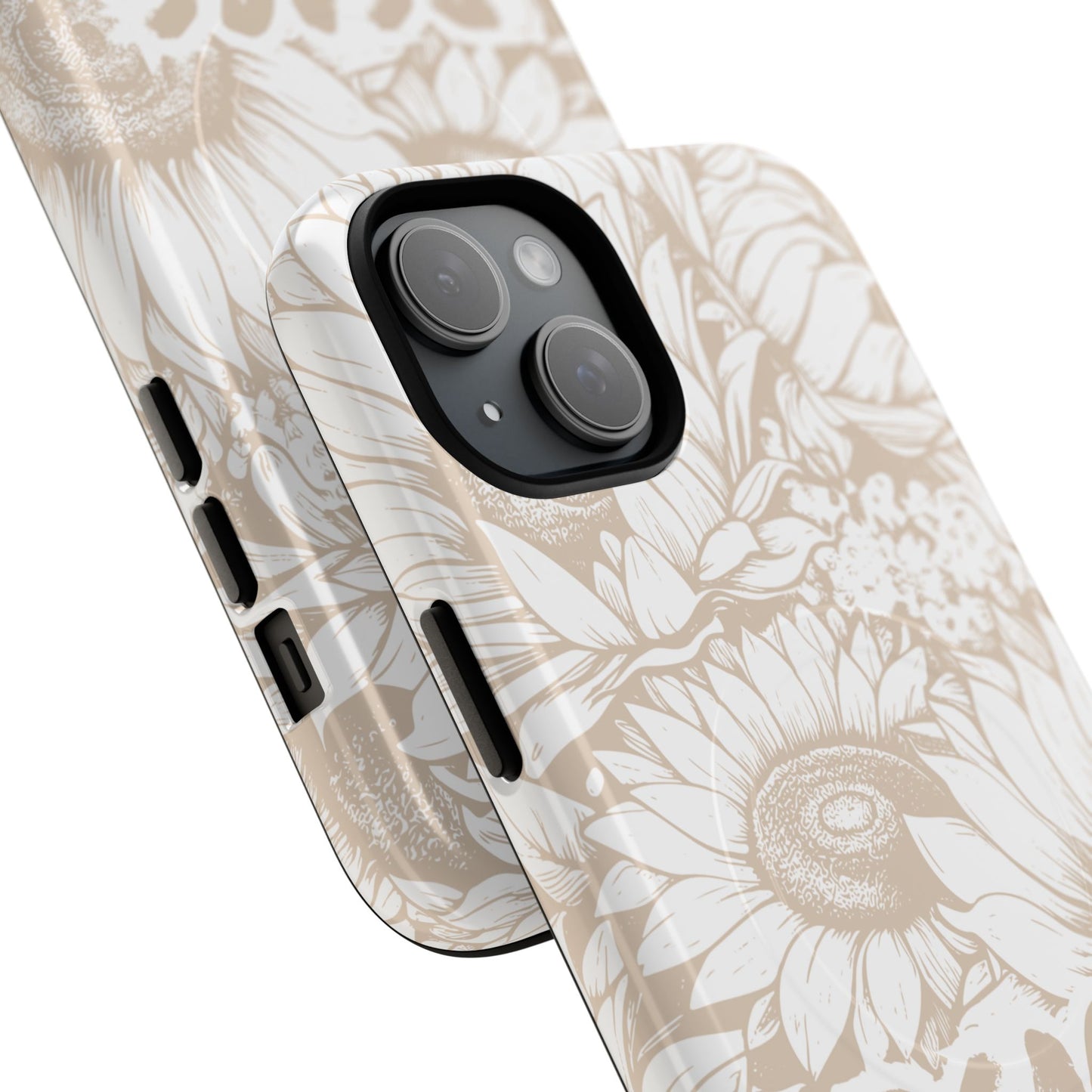 Peace I Leave with You John 14:27, Inspirational Gift, Tough iPhone Magnetic Case Scripture, Sunflower Bible Verse, MagSafe® iPhone® Tough Case, iPhone 14, iPhone 15, iPhone 16, Pro, Pro Max, Plus.