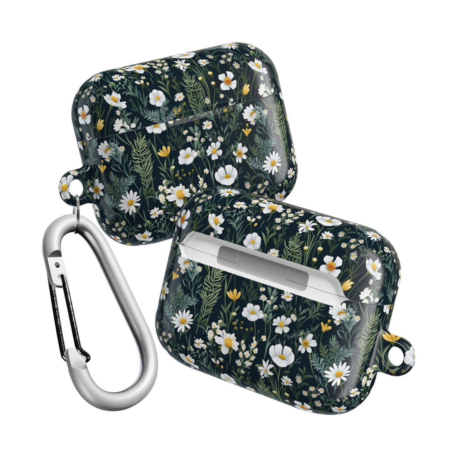 Daisy Delight Floral AirPod Case - Stylish Flower Design for Music Lovers