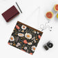Blossom Elegance: Noir Garden Shoulder Tote Bag - Colorful Everyday Accessory