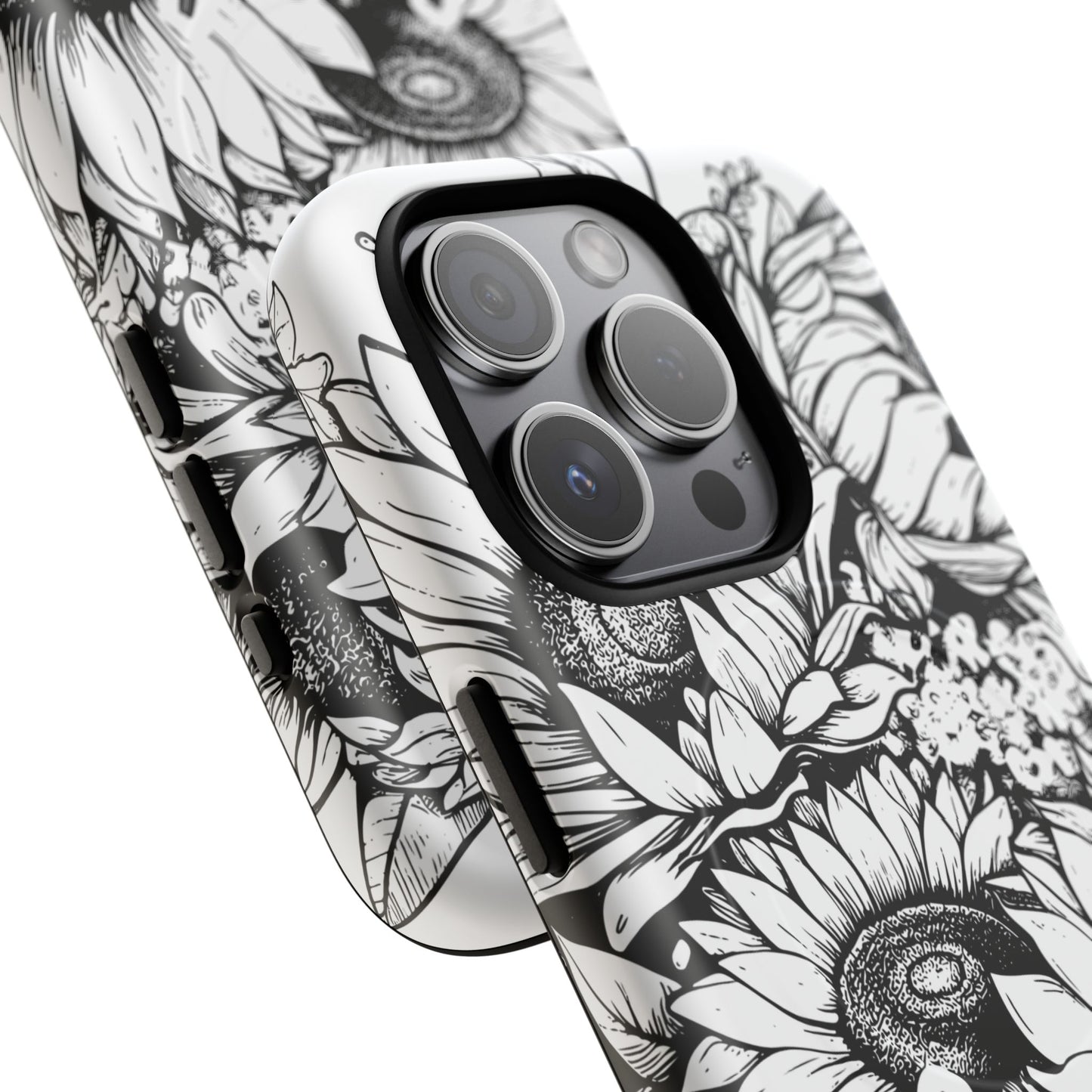 Loved John 3:16, Inspirational Gift, Tough iPhone Magnetic Case Scripture, Sunflower Bible Verse, MagSafe® iPhone® Tough Case, iPhone 14, iPhone 15, iPhone 16, Pro, Pro Max, Plus