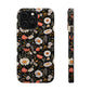 Blossom Elegance: Noir Garden Magnetic Tough iPhone Cases