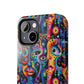 Psychedelic Visions Vibrant Art iPhone and Samsung Phone Case - Stylish Tough Case for Artists & Creatives.