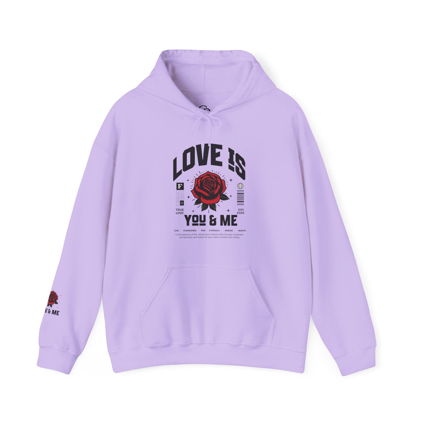 You and Me Unisex Gildan Hoodie Sweatshirt