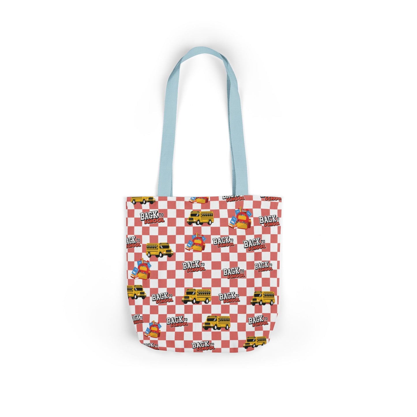 Personalized Red Schoolyard Chic Composition Book Inspired Canvas Tote Bag with Colorful Straps, Cute School Bag, Eco-Friendly Tote, Back to School Shopping Bag, Teacher Gift Idea