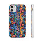 Psychedelic Visions Flexi iPhone and Samsung Case - Colorful Abstract Design.