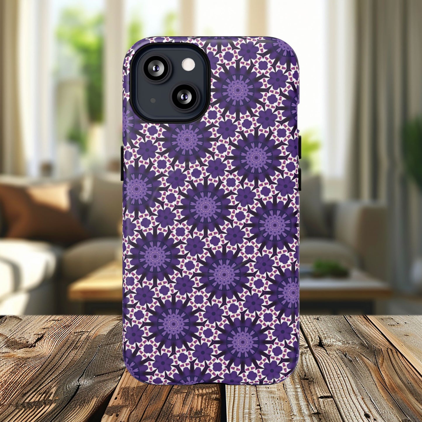 Twilight Petal Mirage Magnetic iPhone Cases, Unique Floral Designs, Tough Protection, Gift for Her, iPhone Accessories, Custom Cases