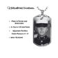 Personalized To My Husband Buyer Upload Dog Tag Necklace- a Gift for Soulmate/Fathers.