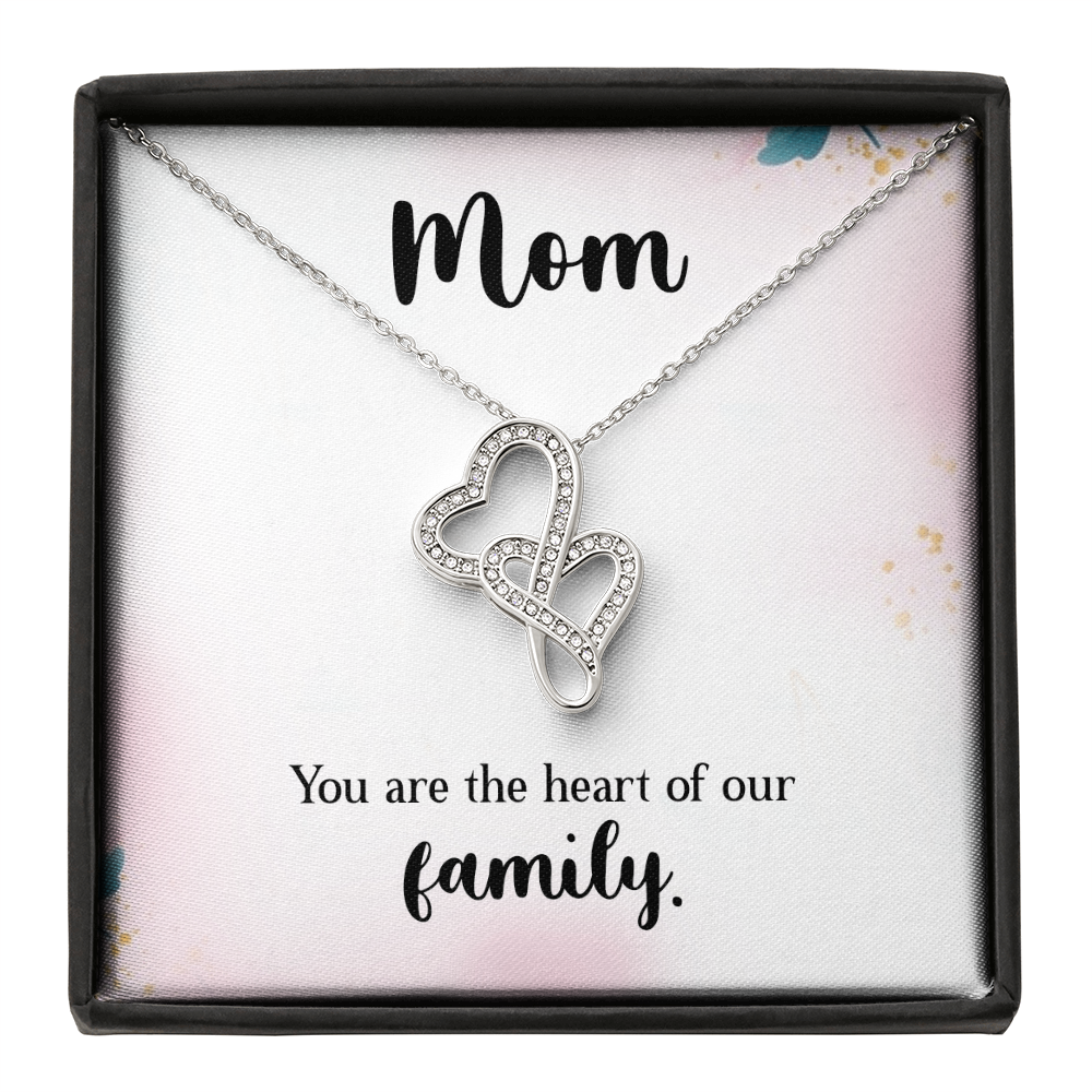 Heart to Heart Pendant Necklace, a Perfect Gift for Mother's Day/Birthdays.
