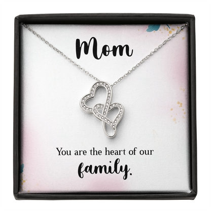 Heart to Heart Pendant Necklace, a Perfect Gift for Mother's Day/Birthdays.