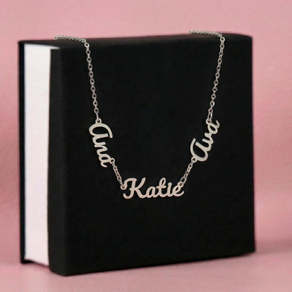 Personalized Multiple Name Necklace- A Gift for Mothers/Grandmothers/Sisters/Daughters.