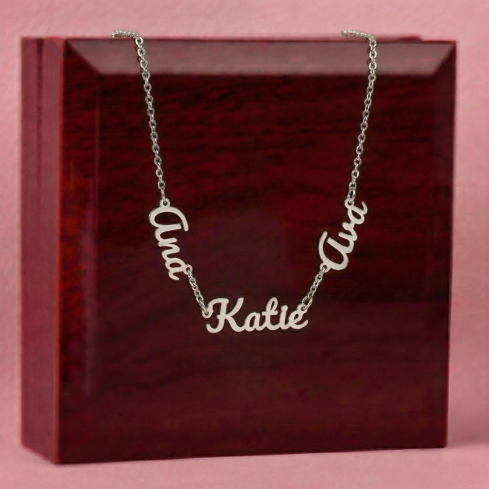 Personalized Multiple Name Necklace- A Gift for Mothers/Grandmothers/Sisters/Daughters.