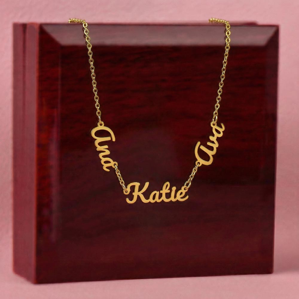 Personalized Multiple Name Necklace- A Gift for Mothers/Grandmothers/Sisters/Daughters.