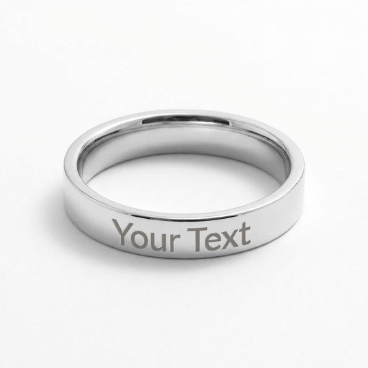 Personalized Engraved Women's Ring- A Gift for Mothers/Daughters/Sisters/Girlfriend.