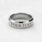 Custom Engraved Men's Ring- a Gift for Fathers/Brothers/Sons.