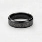 Custom Engraved Men's Ring- a Gift for Fathers/Brothers/Sons.