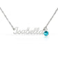 Custom Name Necklace with Birthstone a Gift for Mothers/Daughters/Sisters/Friends.