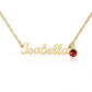 Custom Name Necklace with Birthstone a Gift for Mothers/Daughters/Sisters/Friends.