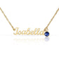 Custom Name Necklace with Birthstone a Gift for Mothers/Daughters/Sisters/Friends.