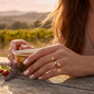 Women's Stackable Birthstone Ring a gift for My Wife.