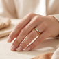 Women's Stackable Birthstone Ring a gift for My Wife.