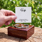 Custom Engraved Cuff Bracelet - A Gift for My Wife/Soulmate