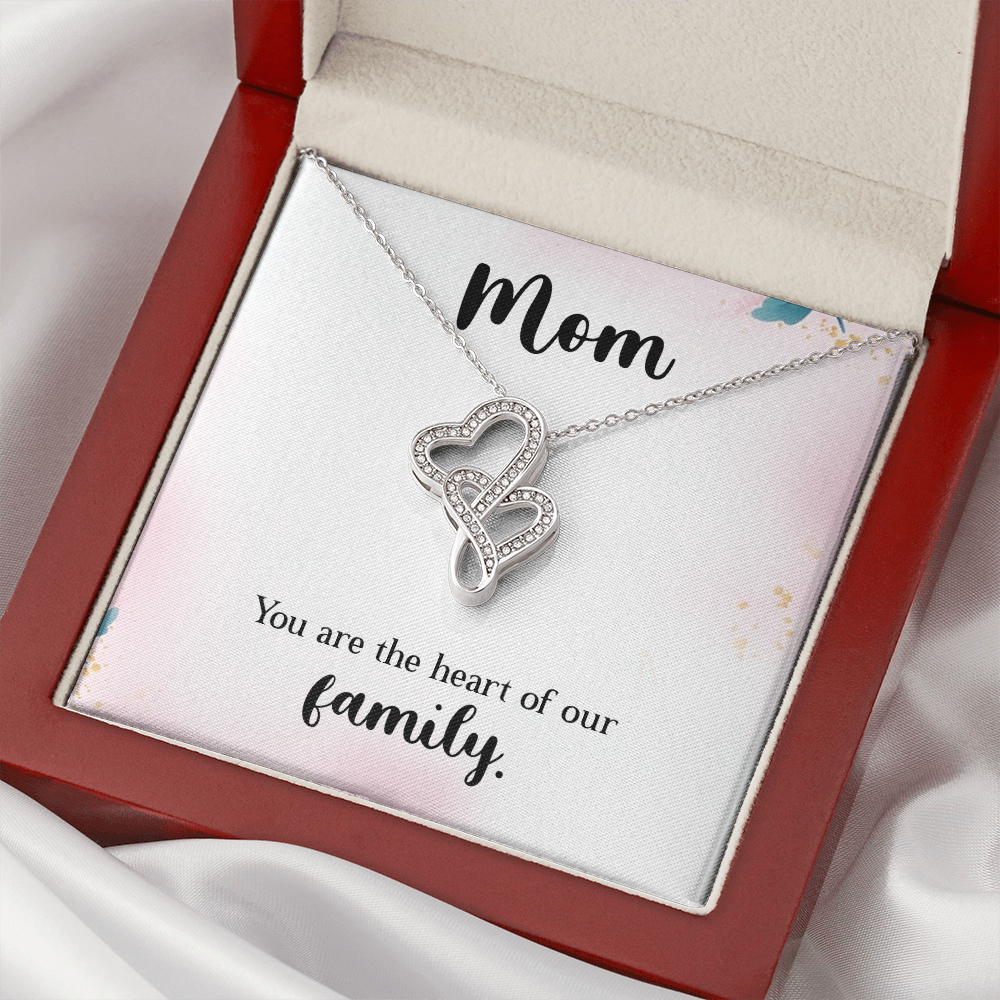 Heart to Heart Pendant Necklace, a Perfect Gift for Mother's Day/Birthdays.