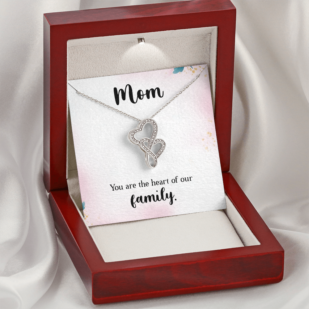 Heart to Heart Pendant Necklace, a Perfect Gift for Mother's Day/Birthdays.
