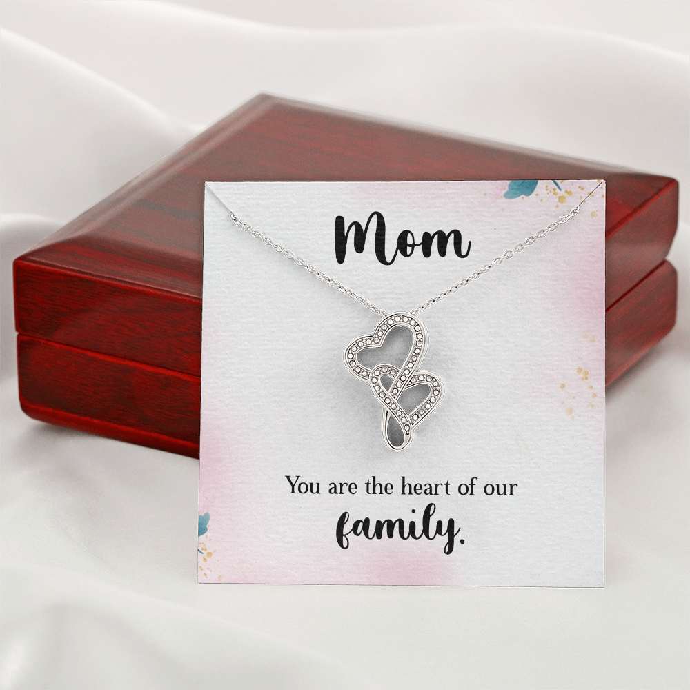Heart to Heart Pendant Necklace, a Perfect Gift for Mother's Day/Birthdays.