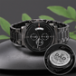 DAD Engraved Message Black Chronograph Watch- a Gift for Dad/Fathers
