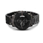 Customizable Engraved Black Chronograph Watch- for a Special Man- Groom's, Anniversary, Groomsmen, Father Gifts