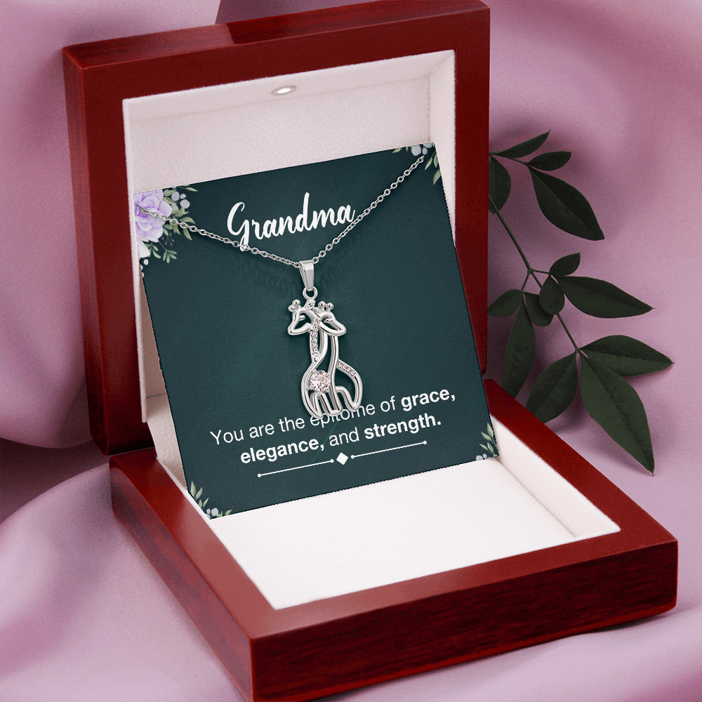 Giraffe Necklace - a Gift for Grandmother, Moms, Daughters.