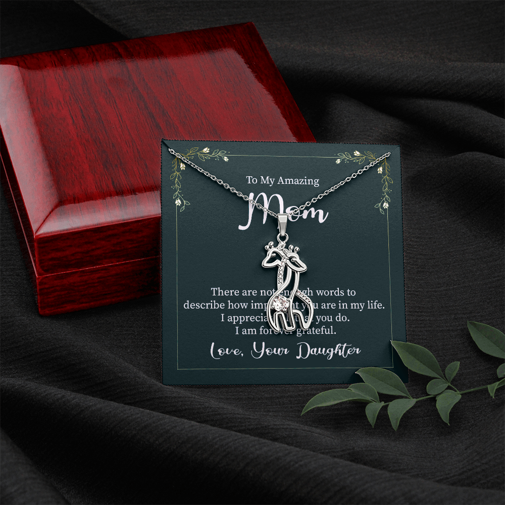 Giraffe Necklace, a Perfect Gift for Mother's Day/Birthdays.