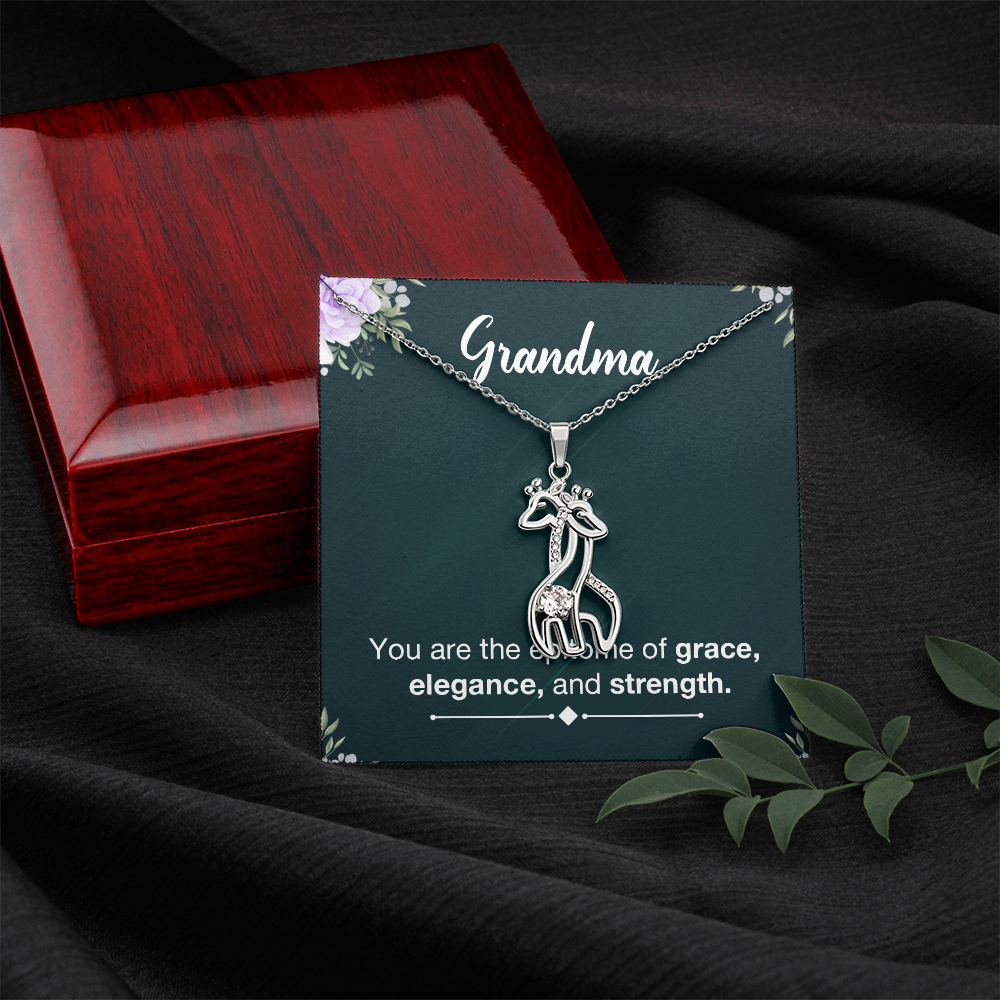 Giraffe Necklace - a Gift for Grandmother, Moms, Daughters.