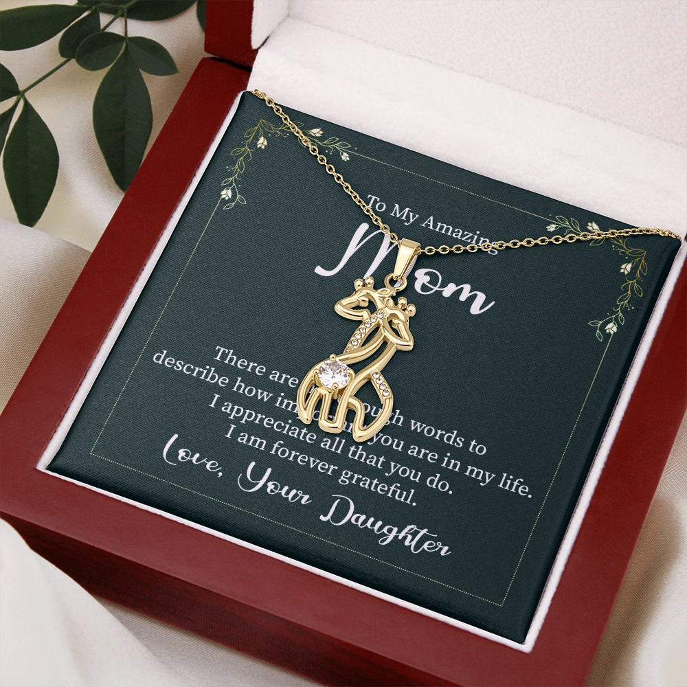 Giraffe Necklace, a Perfect Gift for Mother's Day/Birthdays.