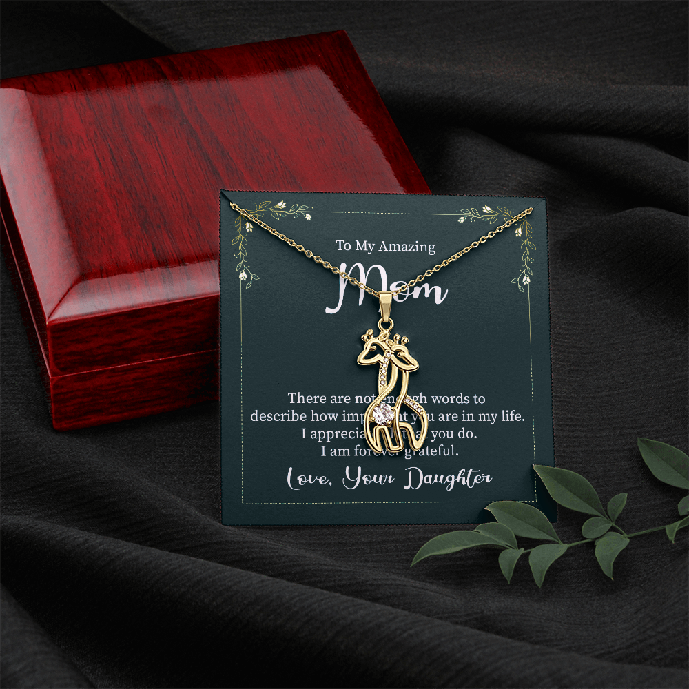 Giraffe Necklace, a Perfect Gift for Mother's Day/Birthdays.