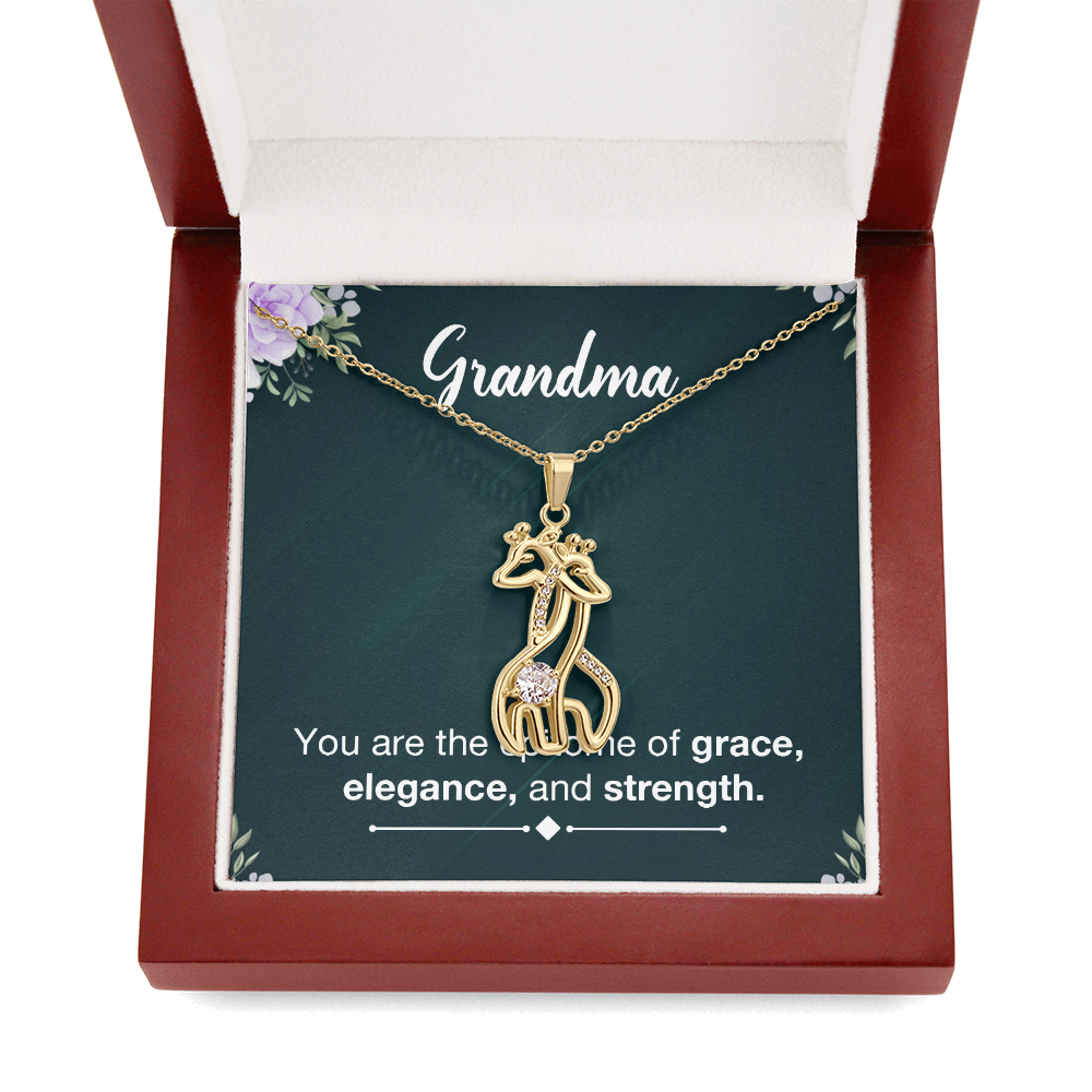 Giraffe Necklace - a Gift for Grandmother, Moms, Daughters.