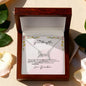To My Granddaughter, Scripted Love Necklace- A Gift from  a Grandmother.