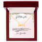 To My Granddaughter, Scripted Love Necklace- A Gift from  a Grandmother.