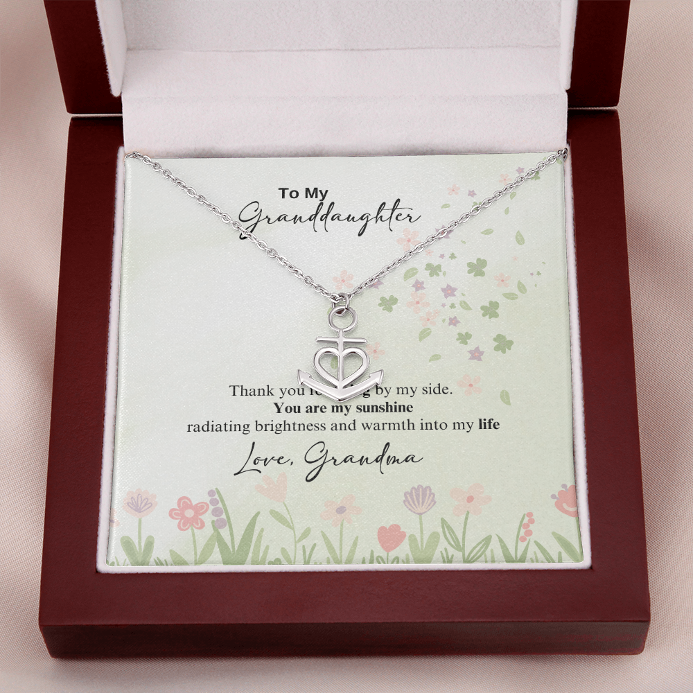 Anchor Pendant Necklace - a Gift for a Granddaughter