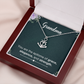 Anchor Pendant Necklace - a Gift for Grandmother, Moms, Daughters.