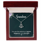 Anchor Pendant Necklace - a Gift for Grandmother, Moms, Daughters.