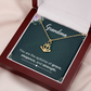 Anchor Pendant Necklace - a Gift for Grandmother, Moms, Daughters.