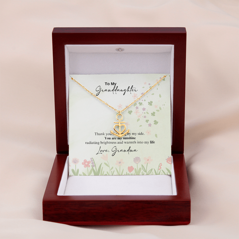 Anchor Pendant Necklace - a Gift for a Granddaughter