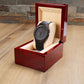 DAD Engraved Message Wooden Watch- a Gift for Dad/Fathers.