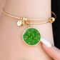 Personalized ''Lucky Day'' Circle Engraving Bangle- a Gift for Daughter/Wife/Mothers.