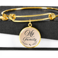 My Family Luxury Circle Bangle a Gift for a Soulmate/Daughter/Mother.
