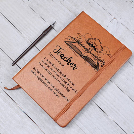 Teacher Leather Journal- A Gift for Teachers/Fathers/Mothers.