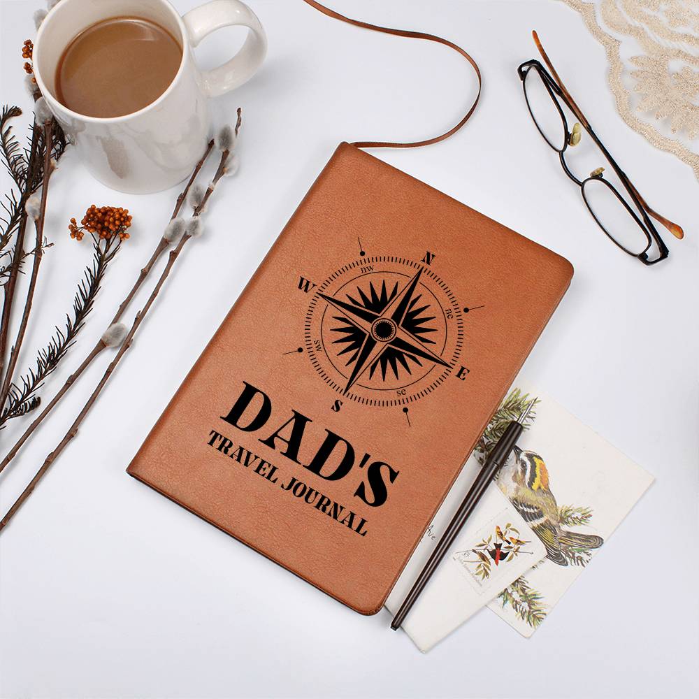Travel Leather Journal for Dads/Fathers/Sons