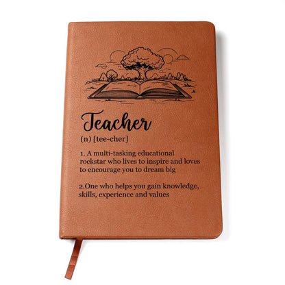 Teacher Leather Journal- A Gift for Teachers/Fathers/Mothers.